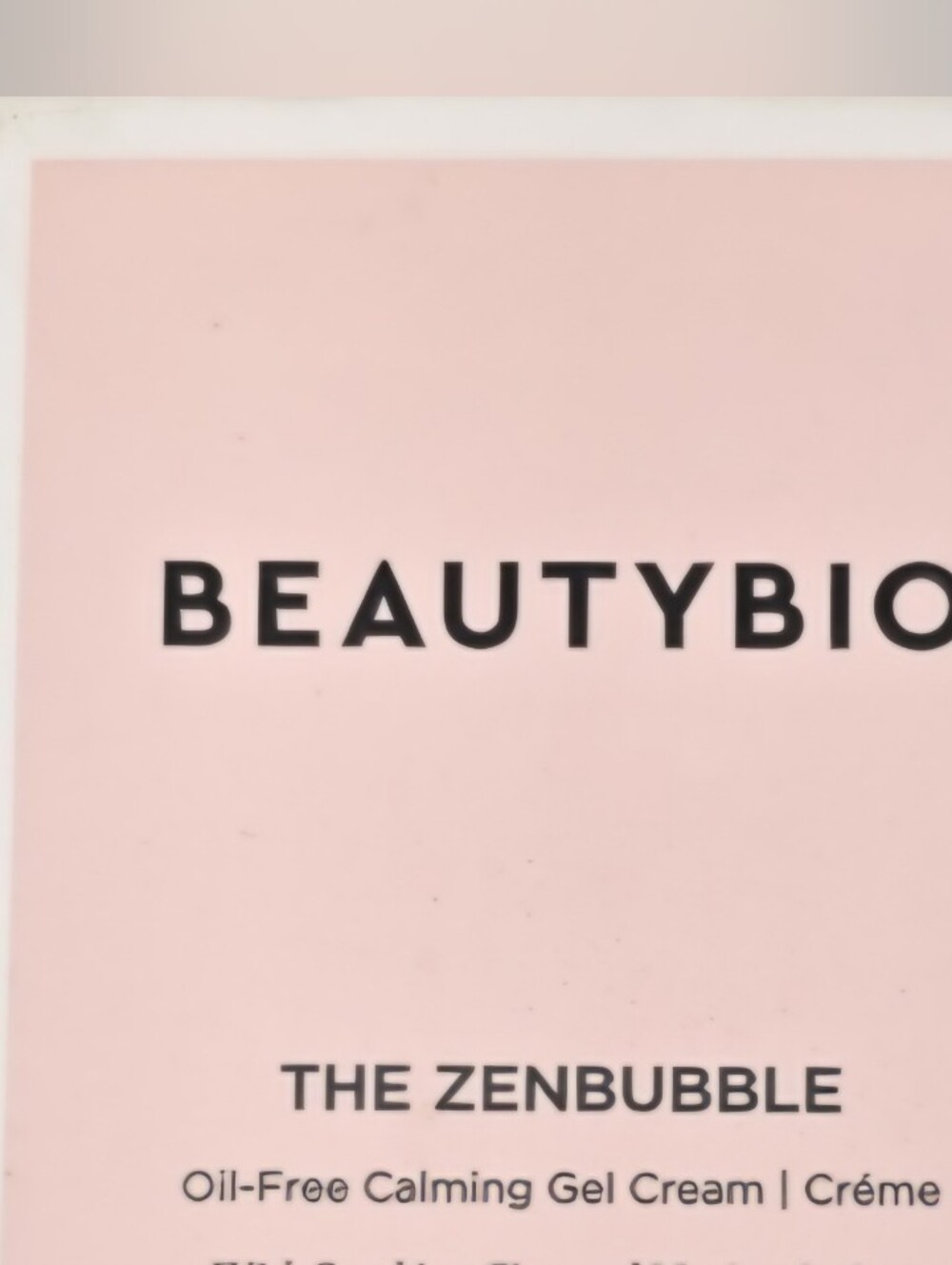 BeautyBio The ZenBubble Oil Free Calming Gel Cream New with Box